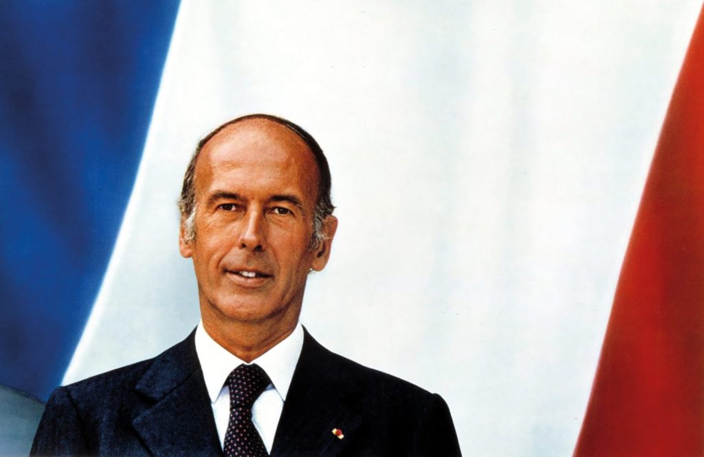 Portrait officiel de Valéry Giscard d'Estaing