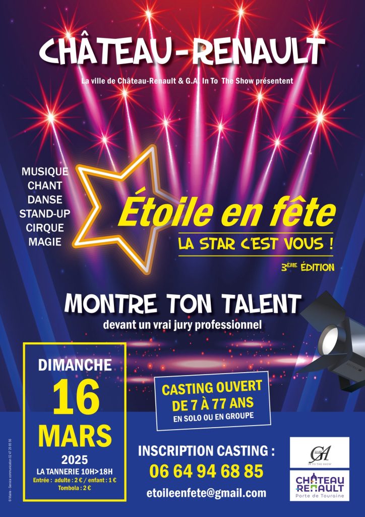 etoile en fete