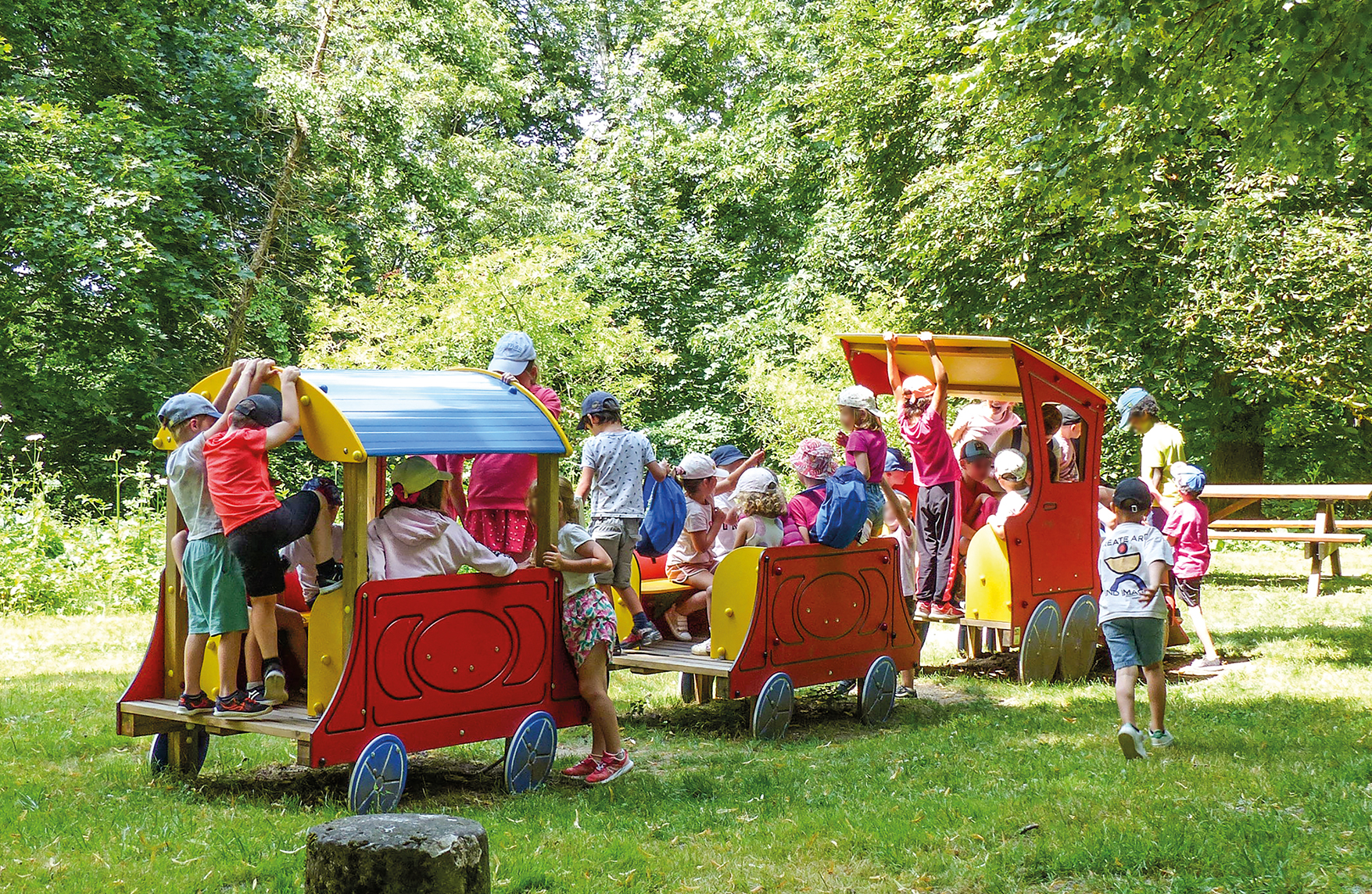 enfants bois du château